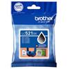 Brother CARTUCCIA INCHIOSTRO ORIGINALE NERO LC521BK LC-521BK NERO DCP J1260W