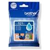 Brother CARTUCCIA INCHIOSTRO ORIGINALE LC521C LC-521C CIANO DCP J1260W