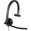 Logitech Cuffie Logitech Mono H570e cablata Nero [981-000571]