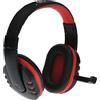 Rebeltec Cuffie Rebeltec con microfono Nero/Rosso [UHRECRMP032]