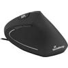Mediarange Mouse verticale ergonomico Mediarange Usb 2.0 2400 Dpi Ambidestro Nero [MROS230]