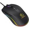 Rebeltec Mouse da gioco Rebeltec RBLMYS00052 RGB cablato USB Nero