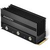 AXAGON Dissipatore di calore Axagon CLR-M2XL passivo per M.2 SSD 2280 in alluminio Nero [CLR-M2XL]