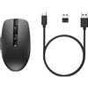 Hp Mouse Hp 710 silenzioso ricaricabile bluetooth wireless Nero [6E6F2AA]