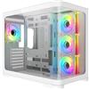 Itek Case Itek Dark Cave Curved Tower ATX ARGB Bianco [ITGCADCCW]