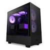 Nzxt Case Nzxt H5 Flow RGB 2024 vetro temperato Nero [CC-H52FB-R1]