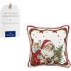 Villeroy & Boch - Toy's Fantasy Cuscino reversibile gobelin, cuscino motivo Babbo Natale, multicolore, 45 x 45 x 6,5 cm, cotone, lavabile in lavatrice