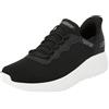 Skechers Bobs Squad Chaos Daily Hype, Senza Lacci Uomo, Black Knit Trim, 42 EU