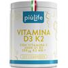 Piulife Vitamina D3+K2 200cpr
