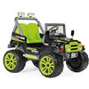 Peg Perego Gaucho Sport - Fuoristrada Elettrico Cavalcabile per Bambini dai 3 Anni con Batteria Ricarcabile 12V, 2 Posti, Radio FM, Ammortizzatori
