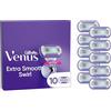 Gillette Venus deluxe Smooth Swirl 10 ricariche di lame, da donna a 5 lame