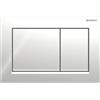 Geberit Placca Geberit Omega20 Square Cromato Lucido / Cromosatinato | 115.080.KH.1 Cromo Lucido