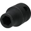 BRILLIANT TOOLS BT022631 Bussola per avvitatore a impulsi esagonale 1/2 10 mm, corta [Powered by KS TOOLS]