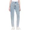 Tommy Hilfiger Tommy Jeans Donna Jeans Mom Jeans Tapered Fit, Blu (Denim Light), 24W/30L