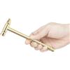 AIYIBEN Il martello in rame mini-miniatura 6-in-1 e l'utensile manuale per cacciavite sono ideali per mangiare gli orologiai di noci e gioielliere. (d'oro)