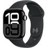 Apple Watch Series 10 GPS 42mm Jet Nero Cassa Alluminio con Nero Sport Band - M/L - MWWF3QL/A - Apple Watch>Watch Series 10