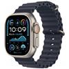 Apple Watch Ultra 2 GPS + Cellular 49mm Cassa Titanio Naturale con Cinturino Ocean Blu Navy - MX4D3TY/A - Apple Watch>Watch Ultra 2