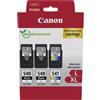 Canon 5224B017 cartuccia d'inchiostro 2 pz Originale Nero, Ciano, Magenta, Giallo - PG-540L+CL-541XL - Consumabili>Cartucce d'inchiostro