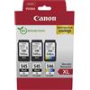 Canon 8286B013 cartuccia d'inchiostro 3 pz Originale Resa elevata (XL) Nero, Ciano, Magenta, Giallo - PG-545XL+CL-546XL - Consumabili>Cartucce d'inchiostro