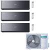 Hisense Climatizzatore Hisense Trial Split ENERGY PRO X 9000+9000+12000 3AMW72U4RJC Nero R-32 A++/A+ WiFi Integrato 9+9+12