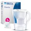 Brita Caraffa filtrante Marella +3 Maxtra Pro PP Bianco Polipropilene 2,4 L 150 l
