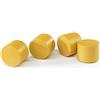 bruder 02344 - 4 balle rotonde, marrone ocra, accessori fasciatore per balle, pressa, azienda agricola