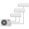 LG ELECTRONICS Condizionatore LG Dualcool Libero Smart 12000+9000+9000 BTU trial split Wi-Fi A++ MU3R19.U23 + (N.2) S09EC.NSJS +S12EC.NSJS [09021000]