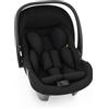 BabyVoyage Seggiolino auto Seggiolino auto confortevole per neonati e bambini piccoli, con parasole e finestrella, seggiolino ergonomico, nero
