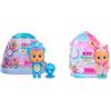 Cry Babies Magic Tears Icy World Dinos, Bambola Dinosauro a Sorpresa da Collezione che Piange Lacrime Vere e ha il suo Cucciolo di Dinosauro & CRY BABIES MAGIC TEARS Icy World Keep Me Warm|Bambole