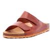 Nordan 021100Sandali Eleganti Uomo in Pelle Vera - Casual ed Estivi con Suola Antiscivolo - Per Ufficio, Viaggio e Tempo Libero (braun 0700, 43)