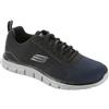 Skechers Track Ripkent, Scarpe da Ginnastica Uomo, Navy Mesh/Black Trim, 47.5 EU Larga
