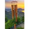 ASTARIN Campanelli a vento in bambù per esterni, campanelli a vento in legno per esterni con melodia profonda, 96,5 cm, classico campanello a vento da giardino zen per relax, grazia. Decorazione per la casa