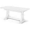 HOME FURNISCHING BUONOCORE TAVOLO FRATINO ALLUNGABILE A 360 x 100 IN LEGNO BIANCO OPACO O AVORIO ARTE POVERA 16 POSTI DA TAVERNETTA CUCINA SALONE HOME FURNISHING BUONOCORE