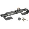 Ryme Automotive Lucchetto antifurto con blocco Falleba regolabile da 220 a 430 mm. (38 mm.) Serratura porte Camion per contenitori, semirimorchi con Fallebas. Acciaio temprato