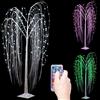 BAKAJI Albero di Natale Pendente Multicolore 198 Led Smart Telecomando a Distanza 150cm