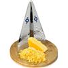 BAKAJI Grattugia in Acciaio Inossidabile a forma di Aereo Grater Force 26 cm