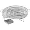 BAKAJI Affumicatore Barbecue Acciaio Inossidabile Fumatore Generatore Fumo 23 x 8 cm