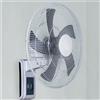 BAKAJI Ventilatore a Muro Ø 41 cm 3 Velocità Potenza 45 Watt Inclinazione Regolabile