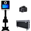 BZYETLP Specchio portatile Photo Booth con fotocamera DSLR da 15,6 pollici touch screen Selfie Photobooth macchina stampa istantanea per feste di nozze eventi noleggio Natale con mini PC RGB luci Flight Case