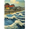 SGKITM Custodia per Kindle 2024 11a Generazione 6.0 Flip Cover Pelle Silicone Morbido Case Magnetico Auto Svegliati/Sonno Anti Caduta Copertina Mare di Fiori Eleganza Modello 2024 Kindle 11° Gen (7)