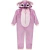 Disney Tuta Stitch | Pigiama Bambina | Lilo E Stitch Pigiama Bambina | Pigiamone Intero Bambini | Rosa 10-11 Anni