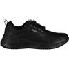 Skechers Delson 3.0 Glavine, Sneakers Uomo, Black Leather, 43 EU
