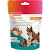 Beaphar Flexifit Treats, Integratore Articolare per Cani, per Articolazioni Flessibili e Ossa Forti, con Omega 3, Glucosamina e Calcio, Gusto Carne, 150 g