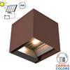 V-TAC LAMPADA LED CORTEN CON PANNELLO SOLARE E SENSORE PIR 9W IP65 CCT VT-409CCT-LED23824