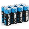 ABSINA 8x LR1 batteria N Lady per Apriporta da Garage, Calcolatrici e molto altro - Batteria LR1 Lady 1,5V Alcalina a tenuta stagna & con lunga durata - Pile LR1, batterie 1.5V, pile stilo