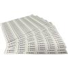 Ferlabel Etichette adesive antitaccheggio ZLAPS2 mini ultrastrip II originali Sensormatic con finto codice a barre (confezione da 5000 etichette)