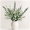 DEEMEI 18 fiori artificiali di eucalipto per bambini, bouquet di gipsophila bianchi, realistici al tatto, per matrimoni, composizioni floreali, feste, decorazioni per la casa