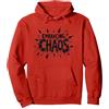 Generic Abbracciare Il Caos: Dichiarazione audace e audace per i Ribelli Felpa con Cappuccio, Unisex per Adulti, Rosso, XXL