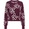 ONLY Onlmontana LS Jq O-Neck CC Knt da Donna, Mauve Wine, M