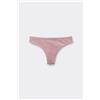 Tezenis Brasiliano In Cotone Organico Tinta Unita Donna Rosa